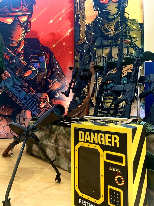 Лазертаг-оборудование LASERWAR: миномет и тактический ящик